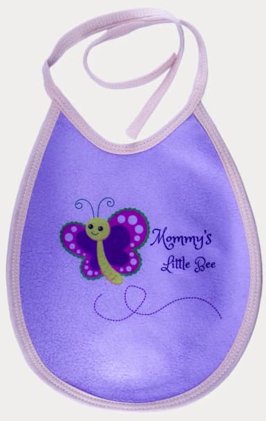 Cotton Knot Feeding Bib Apron - Double Layer Waterproof - view 1