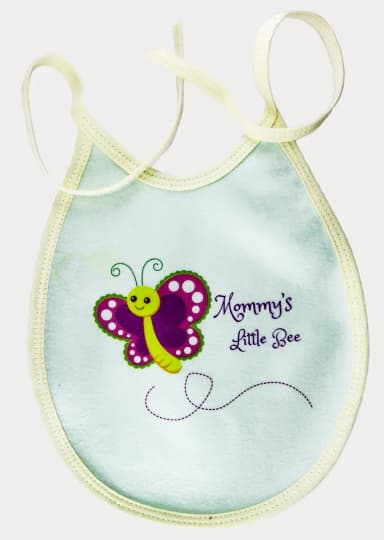 Cotton Knot Feeding Bib Apron - Double Layer Waterproof - view 3