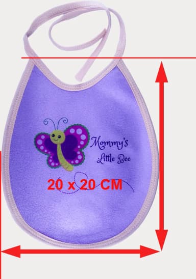 Cotton Knot Feeding Bib Apron - Double Layer Waterproof - view 5