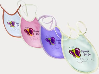 Waterproof Feeding Bibs for Baby - Set of 3 - view 4