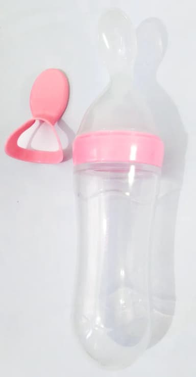 Baby Squeeze Feeding Spoon with Bottle - 90 ml - view 4