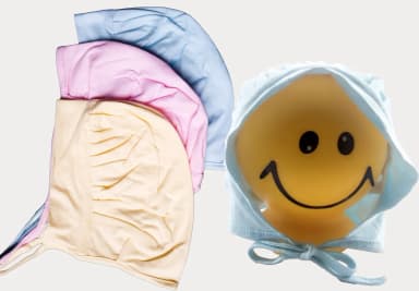 Soft Cotton Cap for Baby Girls and Boys - Pack of 3 - view 2