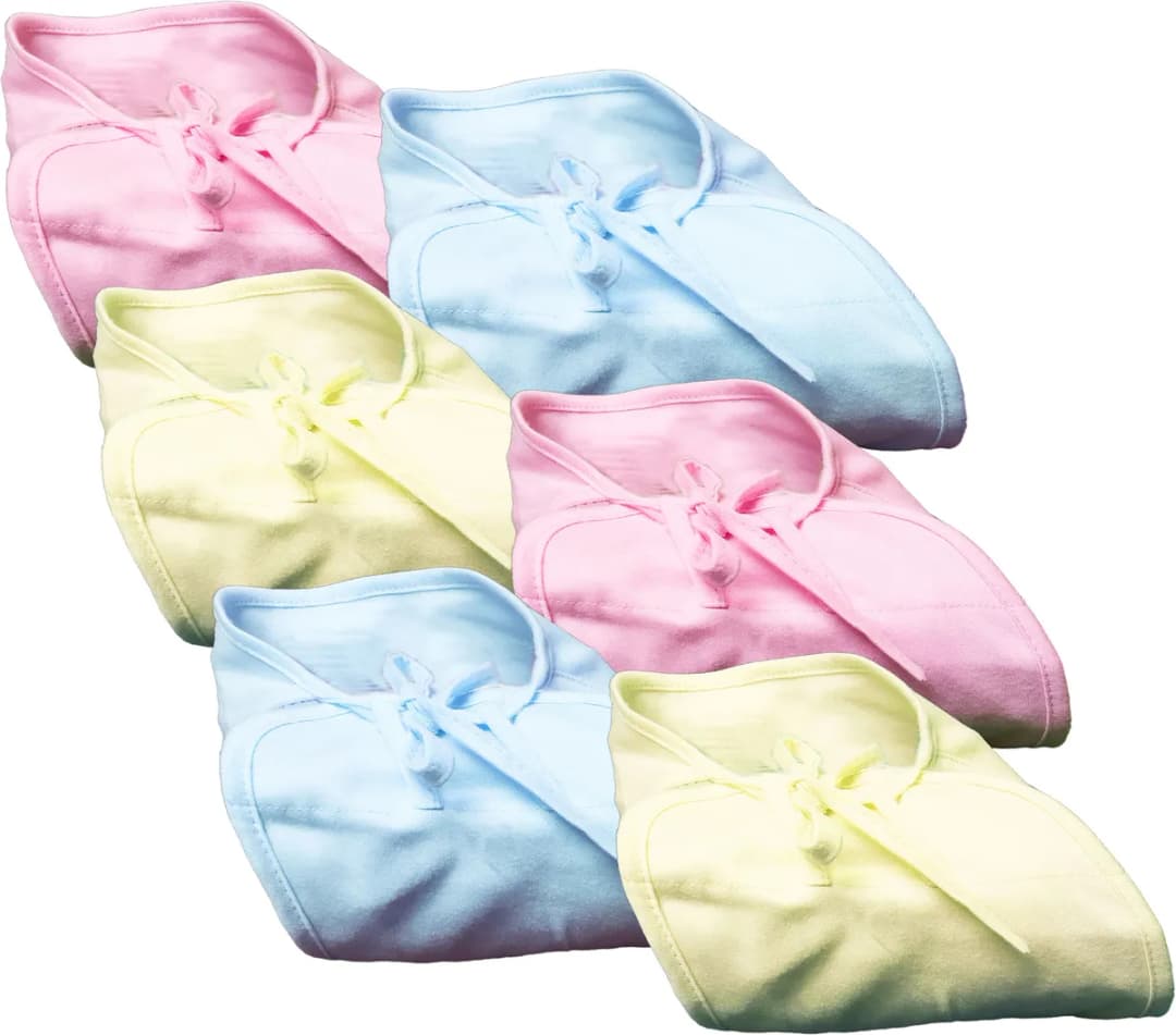 Newborn Cotton Soft Nappy with Double Layer - Pack of 3